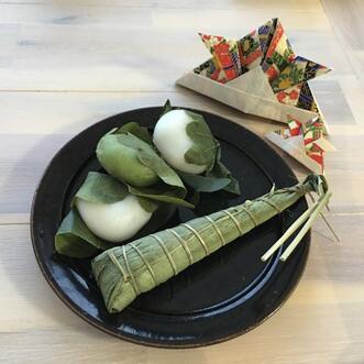 ‘Kashiwa-mochi’ a rice cake covered with a leaf